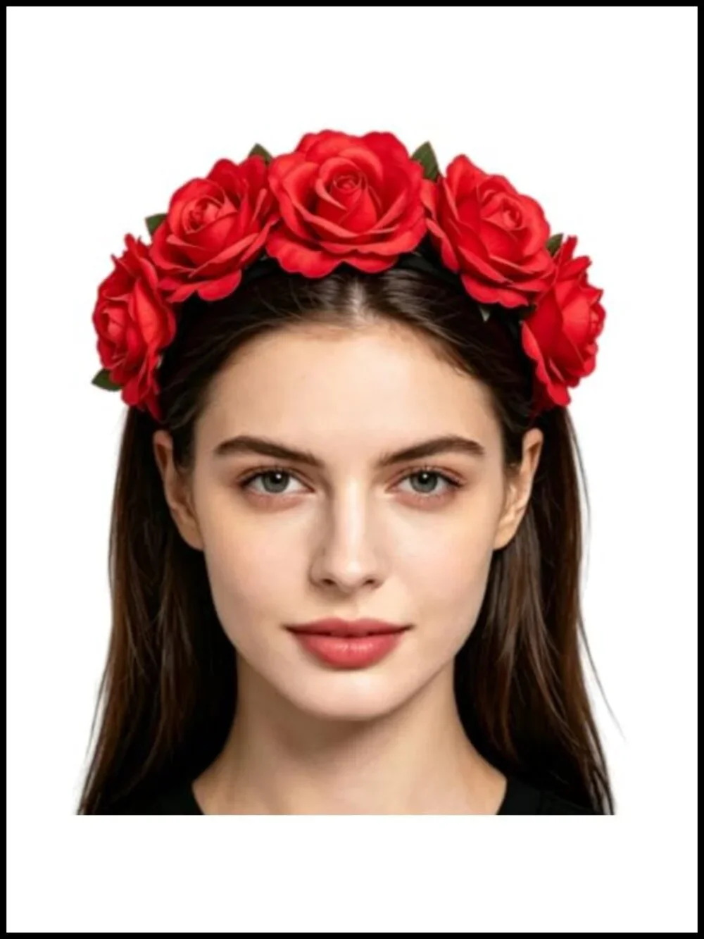 Handmade Floral Rose Headband for Women Hair Accessory Bridal